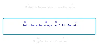 Grateful Dead Ripple - Lyrics and Chords