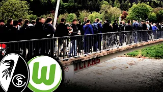 Als Wolfsburg-Ultras unangekündigt nach Freiburg fuhren...