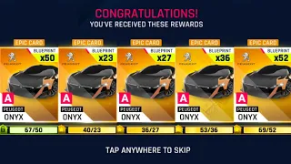 Peugeot Onyx Starway Event | All Five Steps Rewards Claiming 😍 in Asphalt 9 | 5 ⭐ Star Peugeot Onyx