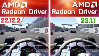 AMD Driver Comparison | 7900 XTX 5950X | F1 22 | 1080p 1440p 4K Max Graphics