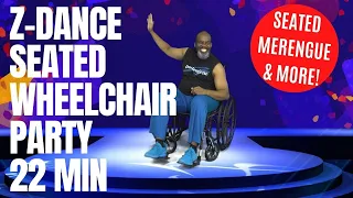 Z-Dance Seated Latin Cardio Fun Party Workout | Chair | Wheelchair | 22 Min | Sit Exercise Get Fit!