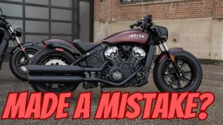 Why I Should've Bought The Indian Scout Bobber vs Harley 48 - Demo Ride