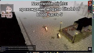 Neverwinter nights: Citadel of Blood: прохождение часть 5 (Асенгаард, трущобы, психбольница)