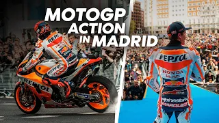 I ride my MotoGP in Madrid - Marc Márquez