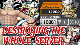 MAXED EX WHITEBEARD DESTROYING WHOLE SERVER! 😤 | ONE PIECE BOUNTY RUSH OPBR SS LEAGUE BATTLE