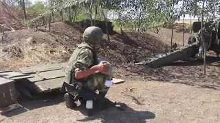 2A36 Giatsint-B⚔️ Combat work of the Russian artillery❗