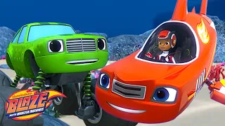 Shark Blaze & Pickle's Ocean Adventures! | Blaze and the Monster Machines