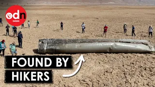 Surprising Moment Hikers Find Massive Missile in Israeli Desert