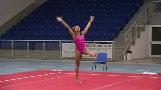 Jordan Chiles' Dramatic Floor (USA) - Day 1 Training, Jesolo 2016