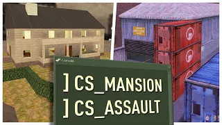 Как появились сs_mansion и cs_assault?