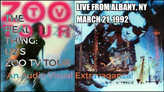 U2 ZOO TV TOUR LIVE ALBANY NY MARCH 21 1992 Enhanced video/audio FULL CONCERT INDOOR TOUR 1ST LEG