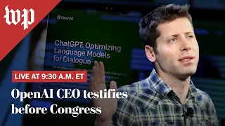 OpenAI CEO testifies before Congress - 5/16 (FULL LIVE STREAM)