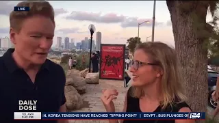 DAILY DOSE | Conan O'Brien Generating Laughs During His First Israeli Trip