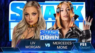 WR3D || MERCEDES MONE VS LIV MORGAN || SMACKDOWN WOMEN'S CHAMPIONSHIP ||