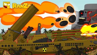 Atomic Hybrid is unstoppable! Cartoons about tanks