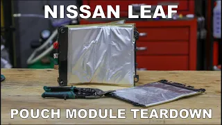 Nissan Leaf Gen1 Battery Destructive Teardown - What's Inside & What is a "Pouch Cell"?