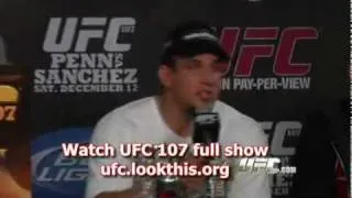UFC 107 Mir Post Fight Interview