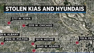 Kia, Hyundai cars targeted on Near West Side