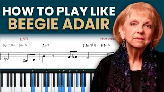 Beegie Adair Piano Lesson - Beegie's Style & Technique