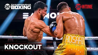 Brian Mendoza KO'd Jeison Rosario With A Crazy Right Uppercut | SHOWTIME CHAMPIONSHIP BOXING