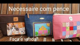 Necessaire com pence, FAÇA E VENDA !