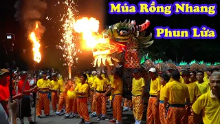 Múa Rồng Nhang Phun Lửa To Khổng Lồ tại Tòa Thánh Tây Ninh / Múa Lân Trung Thu 2020