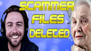 GRANNY PRANKS SCAMMER! I DELETE HIS COMPUTER FILES