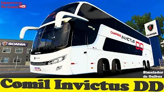 ✅Comil Invictus DD (ALTEC MOD) 🔧Detalhes do ônibus 🚌 [ETS2 1.40]