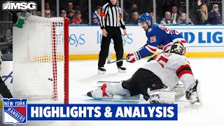 Chris Kreider, Kaapo Kakko Step Up As Rangers Defeat Devils In Shootout | New York Rangers