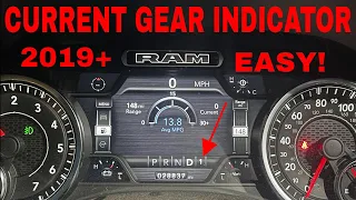 Ram 1500 Current Gear Indicator (2019-2022)