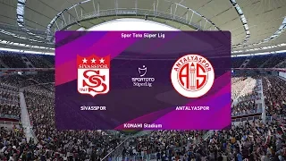 PES 2020 | Sivasspor vs Antalyaspor - Turkey Super Lig | 26 October 2019 | Full Gameplay HD