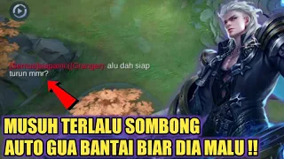 NGAKAK!!! BARU MULAI UDAH SOMBONG?? UJUNG UJUNGNYA JUGA DIBANTAI SAMA ALU!! - MOBILE LEGENDS