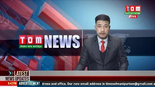 LIVE | TOM TV  9:00 PM MANIPURI NEWS, 09 JAN 2023