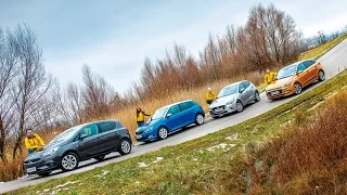 Mazda 2, Hyundai i20, Skoda Fabia, Opel Corsa - 4 Kleinwagen im Vergleich