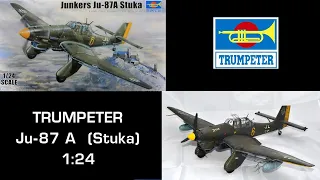 Trumpeter 1:24 Ju87A Stuka Full Build.