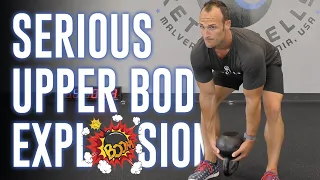 SERIOUS Upper Body Explosion | On Demand Follow Along Kettlebell Workout