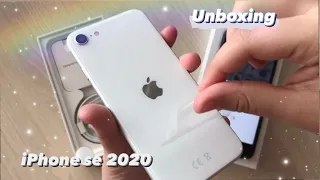 AESTHETIC UNBOXING IPHONE SE 2020 / ЕСТЕТИЧНИЙ ОГЛЯД НА IPHONE SE 2020