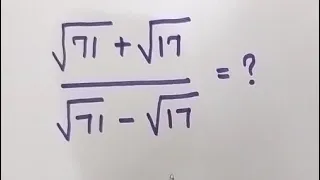 Square root problem solved #competitiveexams #maths #schoolmaths #olympiad