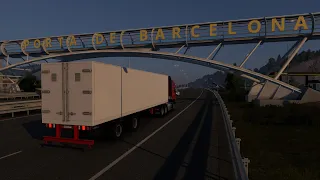 Euro Truck Simulator 2 [1.50]. Review del Trailer Automecanica Medias. MAN F90 de  Olbia a Zaragoza.