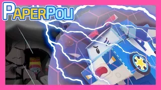 32.A dangerous mission : Stop the lightning!! | Paper POLI [PETOZ] | Robocar Poli Special