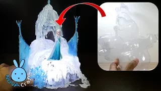 How to make an Elsa Castle Tutorial | Disney Frozen Hot Glue Castle