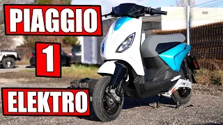 PIAGGIO 1 ELEKTRO ROLLER IM TEST!