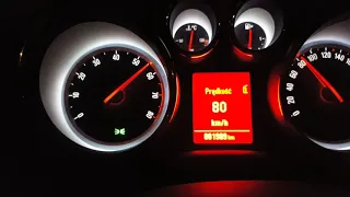 Opel Astra J 1.4t 140km LPG acceleration 0-100km/h