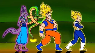 Goku x Vegeta x Beerus x Naruto x Luffy x Ichigo Phonk Walk