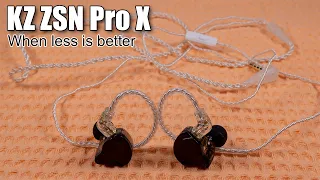 KZ ZSN Pro X hybrid earphones review