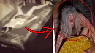 TEREKAM CCTV!! Wanita ini dip3rkaos/dig3njot jin terekam cctv - 5 kejadian aneh dan penampakan hantu