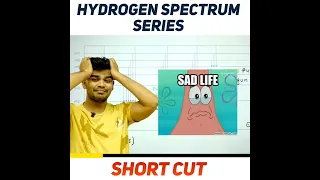 Hydrogen Spectrum Series Shortcut 😍#shorts #physics