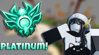 How I Got PLATINUM Rank And NIGHTMARE Emote......(Roblox Bedwars)