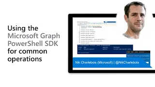 Using the Microsoft Graph PowerShell SDK for common operations