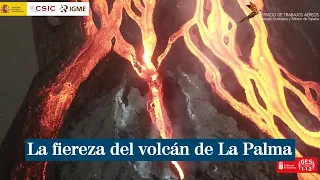 Así es el interior de un tubo lávico del volcán de La Palma